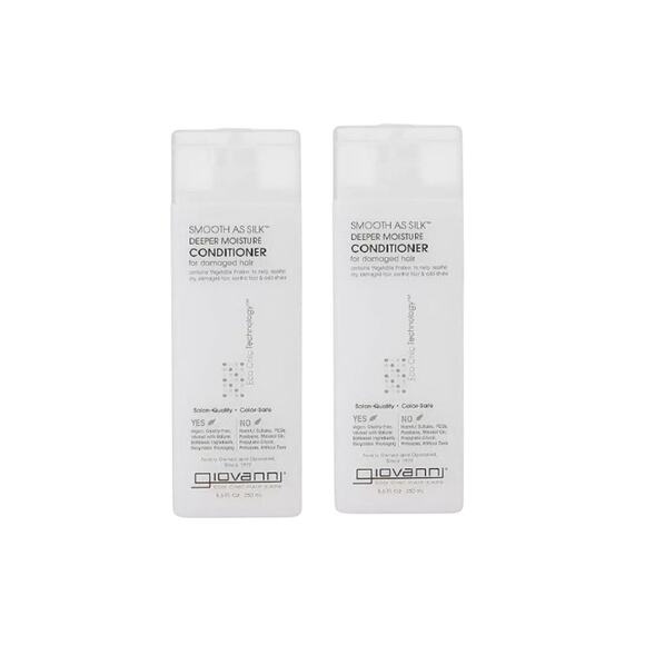 2 Pack Giovanni Smooth As Silk Deeper Moisture Conditioner 8.5 oz each - Picture 1 of 1